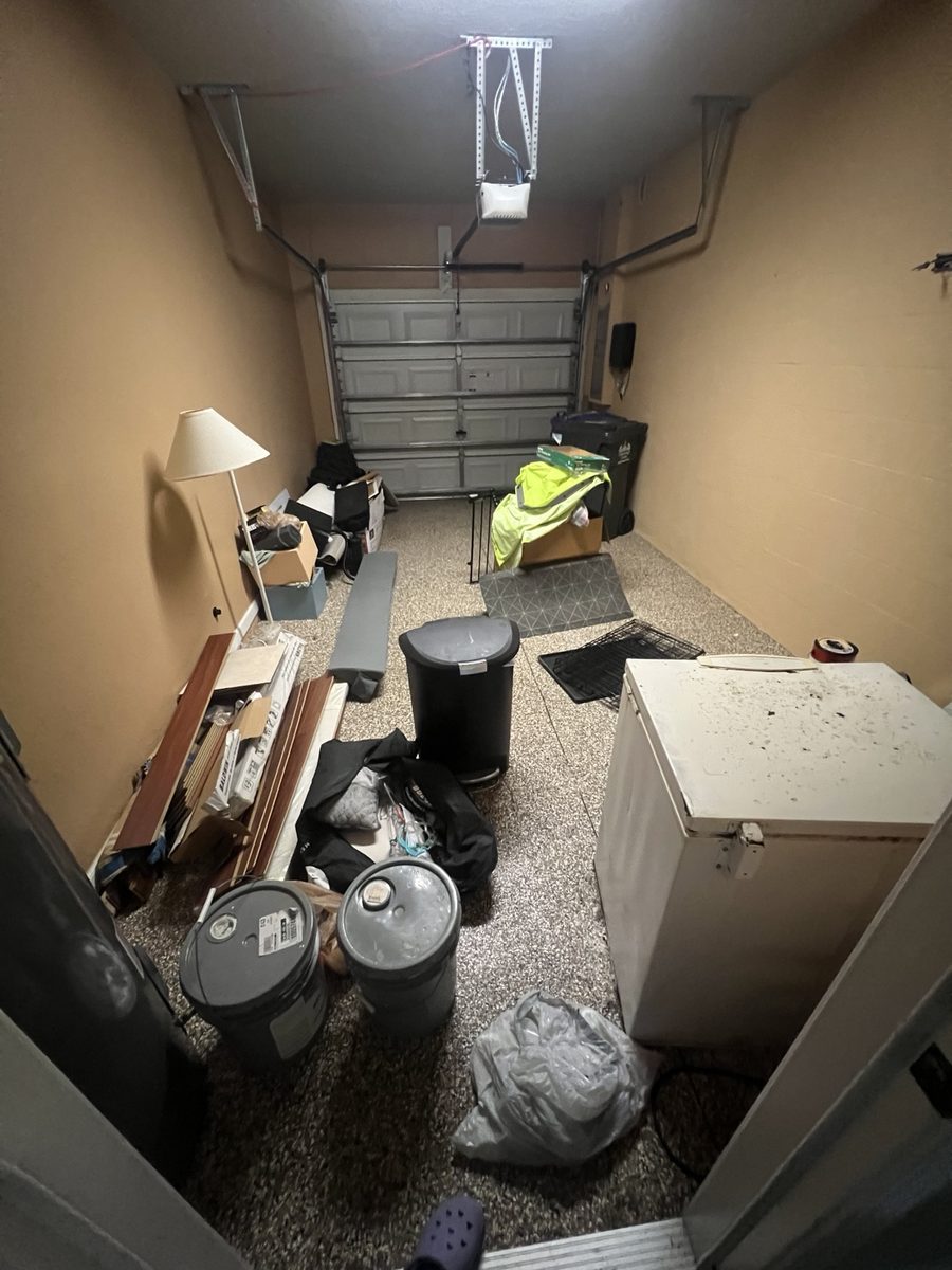 Garage cleanout project